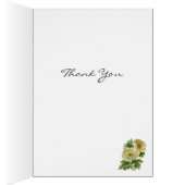 White Poppies Thank You Cards (Inside (Right))