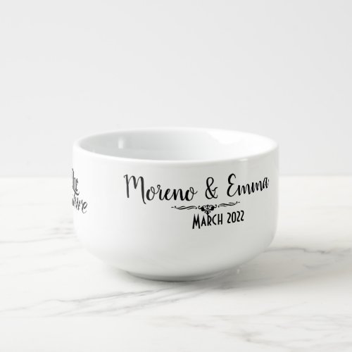 White Porcelain Soup Bowl