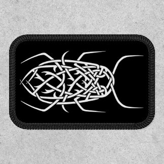 White Print Rectangle Patch