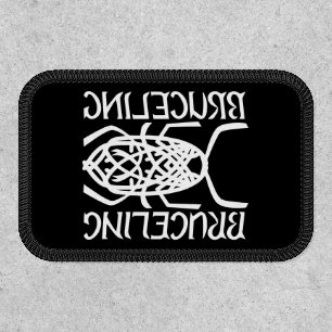 White Print Rectangle Patch