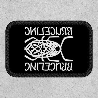 White Print Rectangle Patch