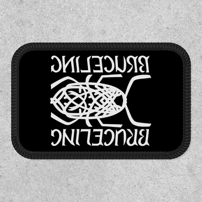 White Print Rectangle Patch (Front)