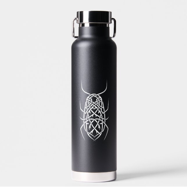 White Print Thor Copper Vacuum Insulated Bottle (Front)