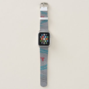 White printer paper apple watch band