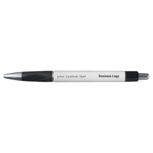 White Professional Simple Business Logo  Text Pen
