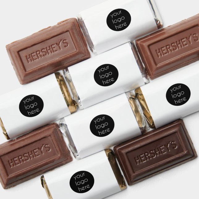 White Promotional Business Company Logo Corporate  Hershey's Miniatures (Assorted)