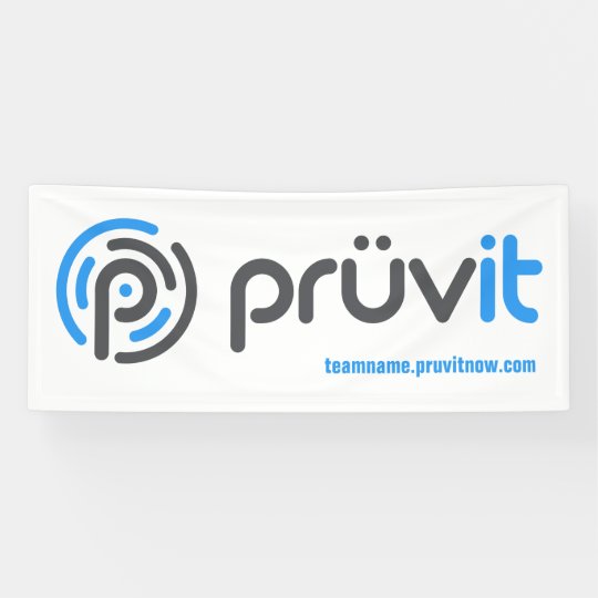 White Pruvit Banner Zazzle Com