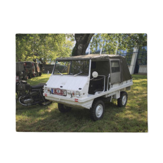 White Puch Haflinger Doormat