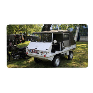 White Puch Haflinger Label