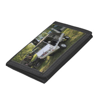 White Puch Haflinger Trifold Wallet