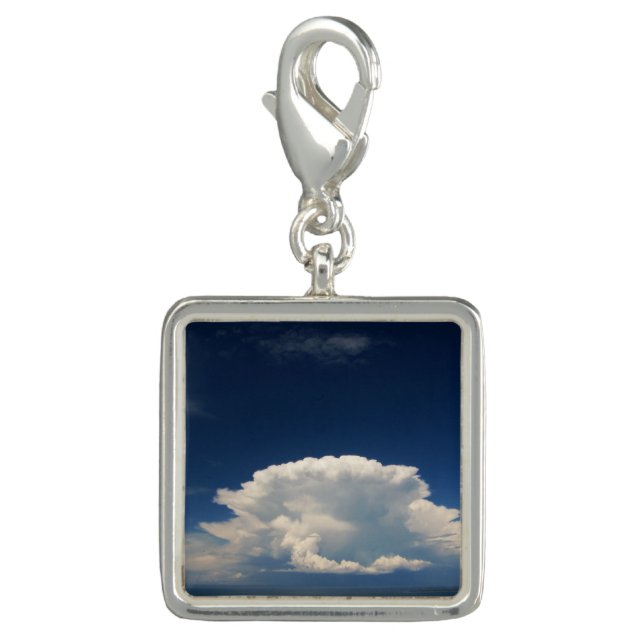 White Puffy Cloud        Charm (Front)
