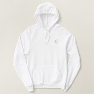 white plain sweatshirt