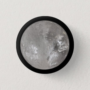 White Quartz Crystal Ball Button