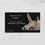 White Quartz Crystal Healing Crystals  Business Card at Zazzle