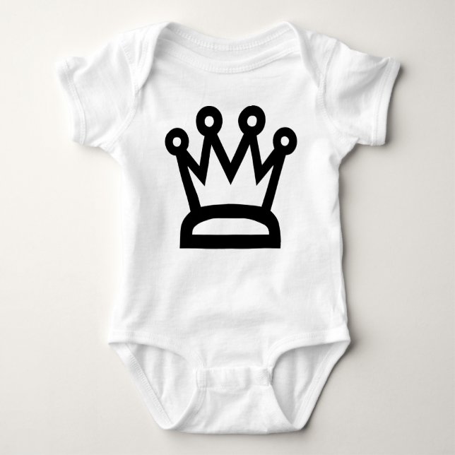 White Queen Baby Bodysuit (Front)