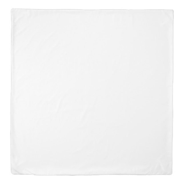 White Queen Size Duvet Cover (Front)