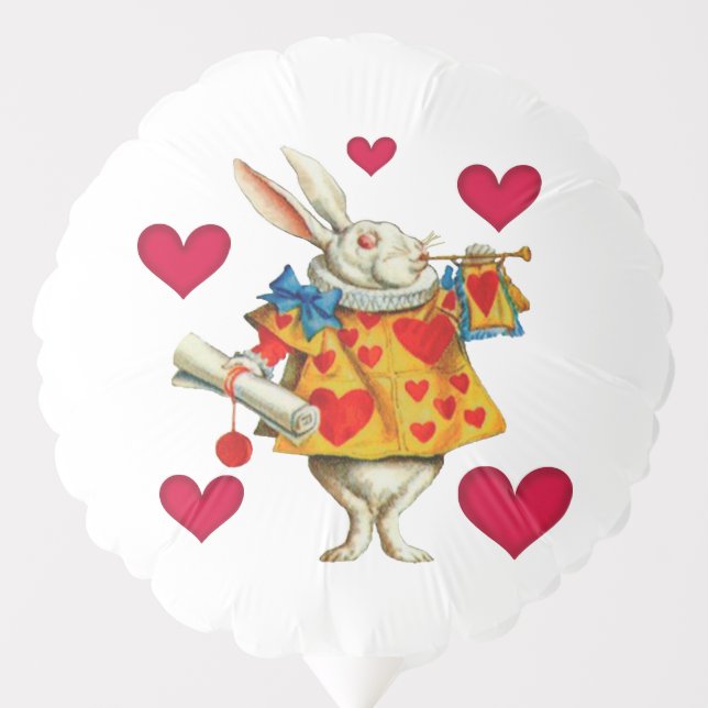White Rabbit 1 Balloon (Front)