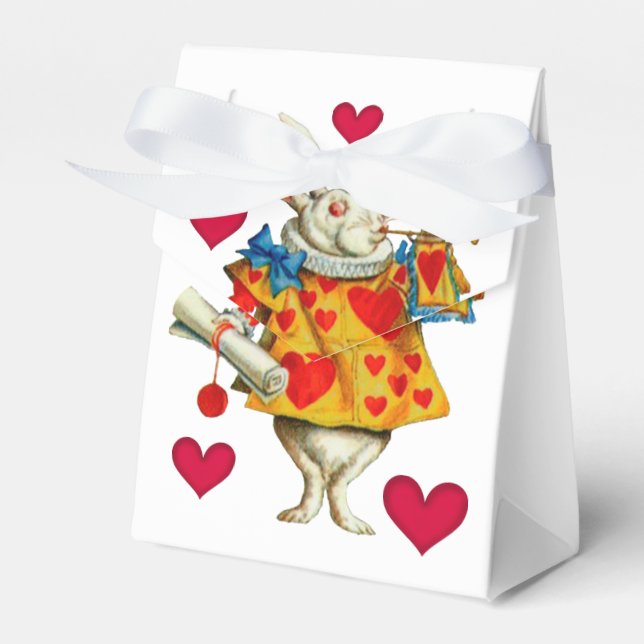 White Rabbit 1 Favor Boxes (Front Side)