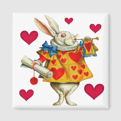 White Rabbit 1 Magnet