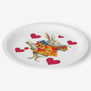 White Rabbit 1 Paper Plates