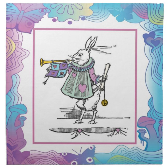 White Rabbit 3 Napkin (Front)