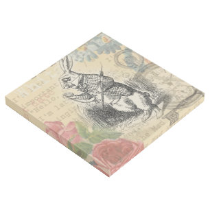 White Rabbit Alice Adventures Wonderland Art