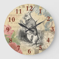 White Rabbit Alice Adventures Wonderland Art