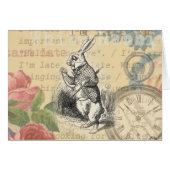 White Rabbit Alice in Wonderland Art (Front Horizontal)