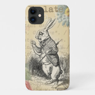 White Rabbit Alice in Wonderland Art iPhone 11 Case