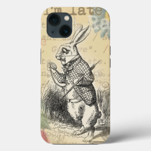 White Rabbit Alice in Wonderland Art iPhone 13 Case