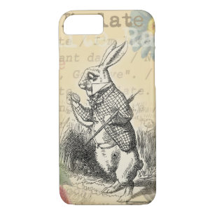 White Rabbit Alice in Wonderland Art iPhone 8/7 Case