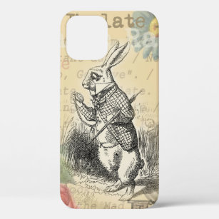 White Rabbit Alice in Wonderland Art iPhone 12 Case