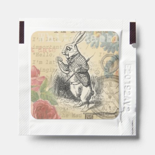 White Rabbit Alice in Wonderland Art Hand Sanitizer Packet