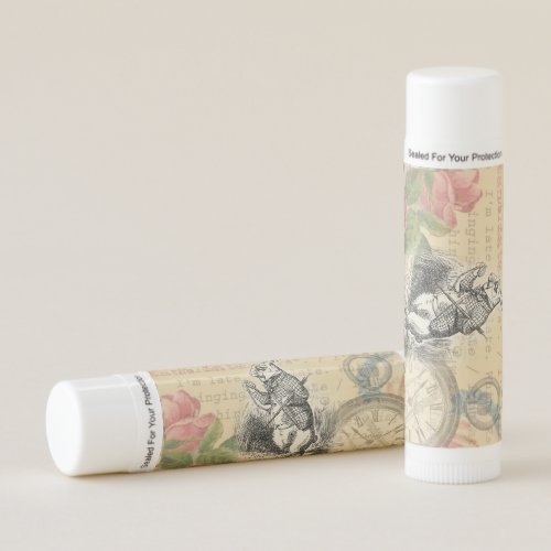 White Rabbit Alice in Wonderland Art Lip Balm