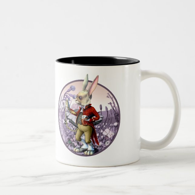 White Rabbit | "Alice in Wonderland" Easter Mugs (Right)