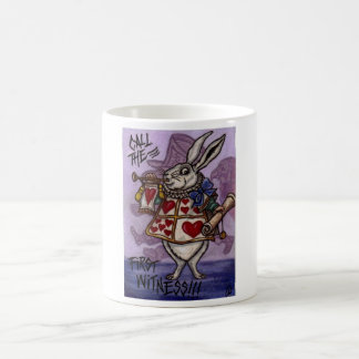 WHITE RABBIT Alice in Wonderland Mug