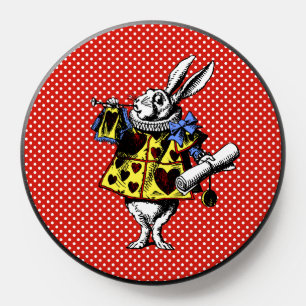 White Rabbit Alice in Wonderland  PopSocket