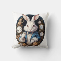 White Rabbit Alice in Wonderland Watches and roses