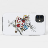 White Rabbit Alice Wonderland Hearts Tote Case-Mate iPhone Case (Back (Horizontal))