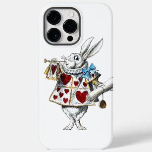 White Rabbit Alice Wonderland Hearts Tote Case-Mate iPhone 14 Pro Max Case