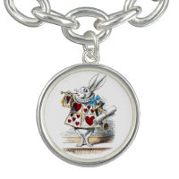 White Rabbit Alice Wonderland Rabbit of Hearts