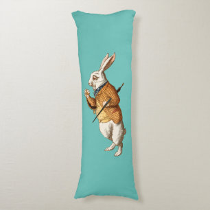 White Rabbit (Alice's Adventures in Wonderland) Body Pillow