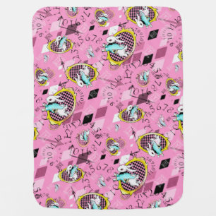 white rabbit baby blanket or lap throw