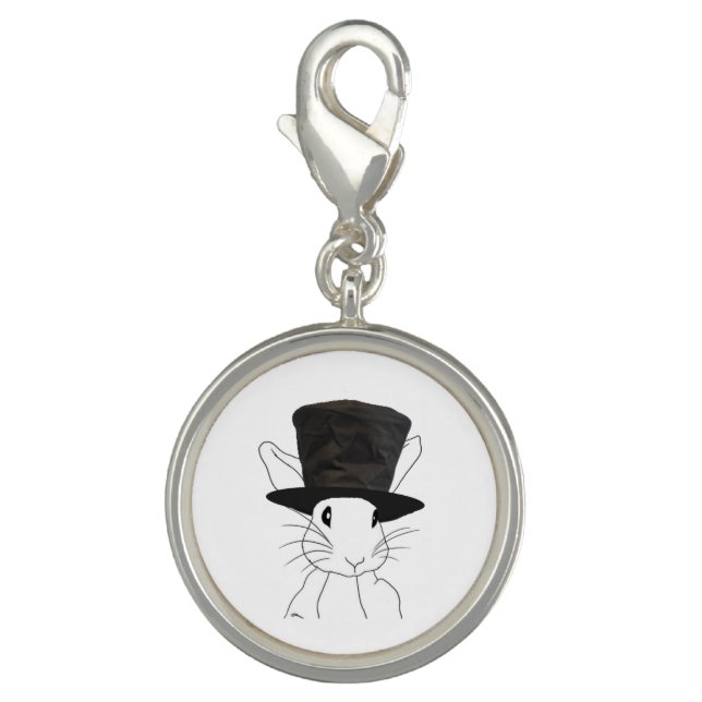 White Rabbit Charm (Front)