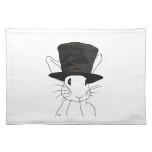 White Rabbit Cloth Placemat