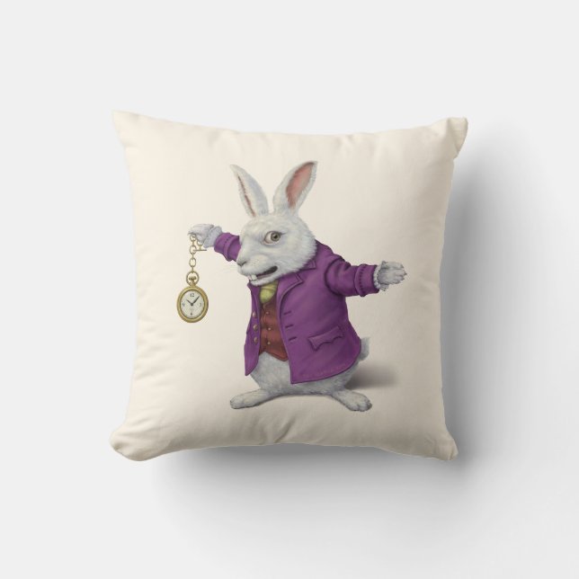 White Rabbit Cushion (Front)