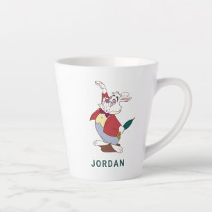 White Rabbit from Alice and Wonderland Disney Latte Mug
