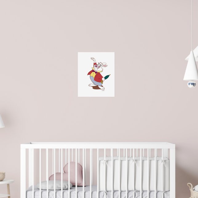 White Rabbit from Alice and Wonderland Disney Poster Zazzle