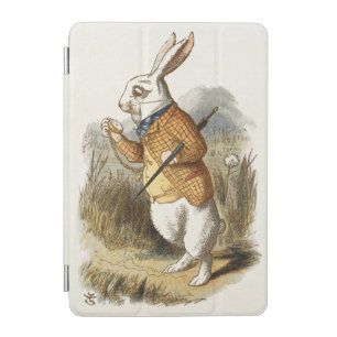 White Rabbit from Alice In Wonderland Vintage Art iPad Mini Cover