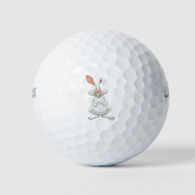 White rabbit golf balls (Front)